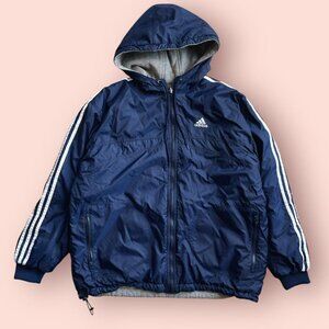 Vintage 1990s Adidas Reversible Puffer Jacket